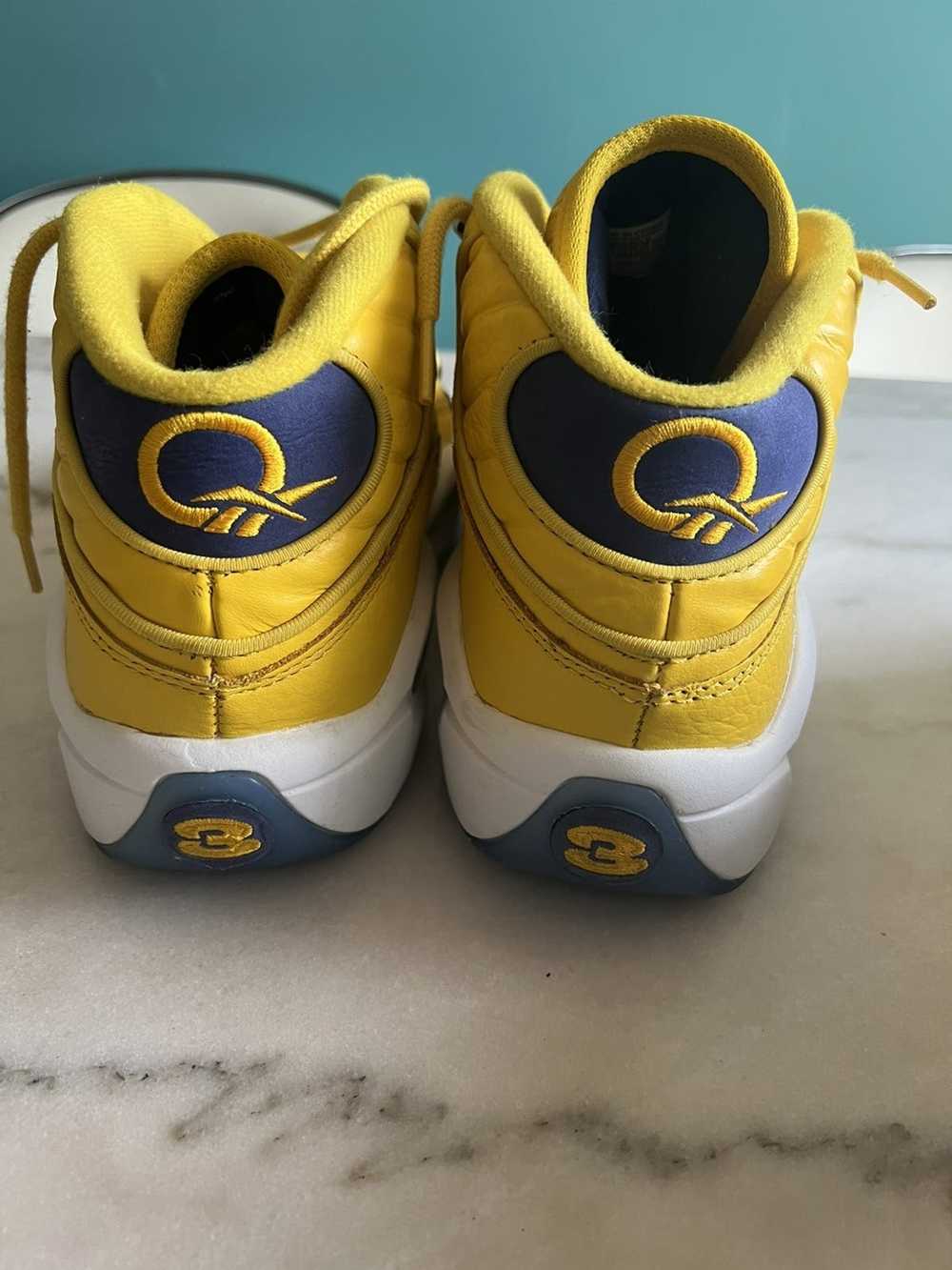 Allen iverson question hot sale shoes black and gold