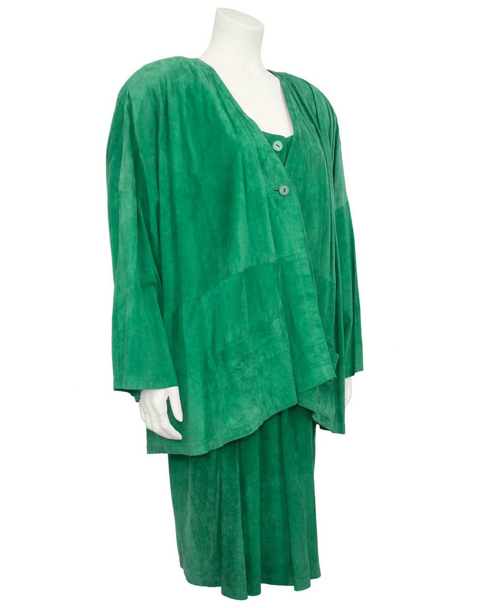 Mario Valentino Green Suede Ensemble - image 1