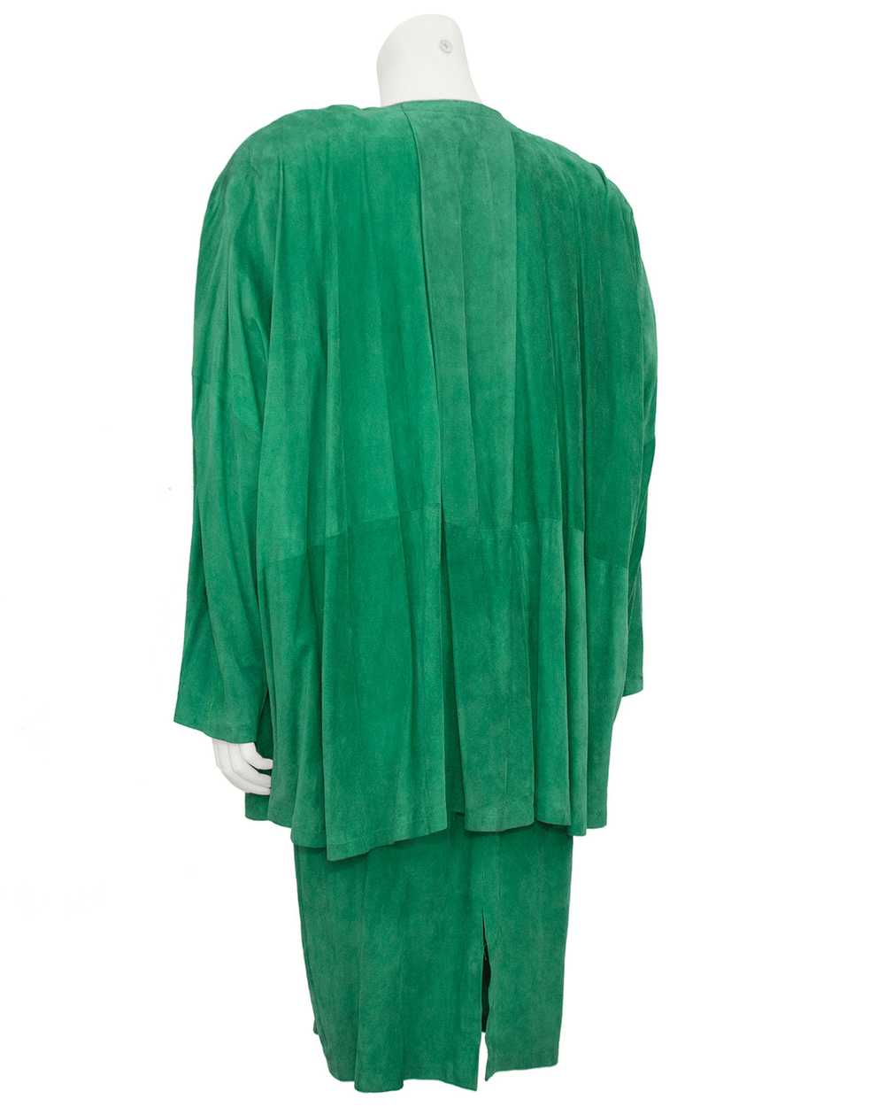 Mario Valentino Green Suede Ensemble - image 2