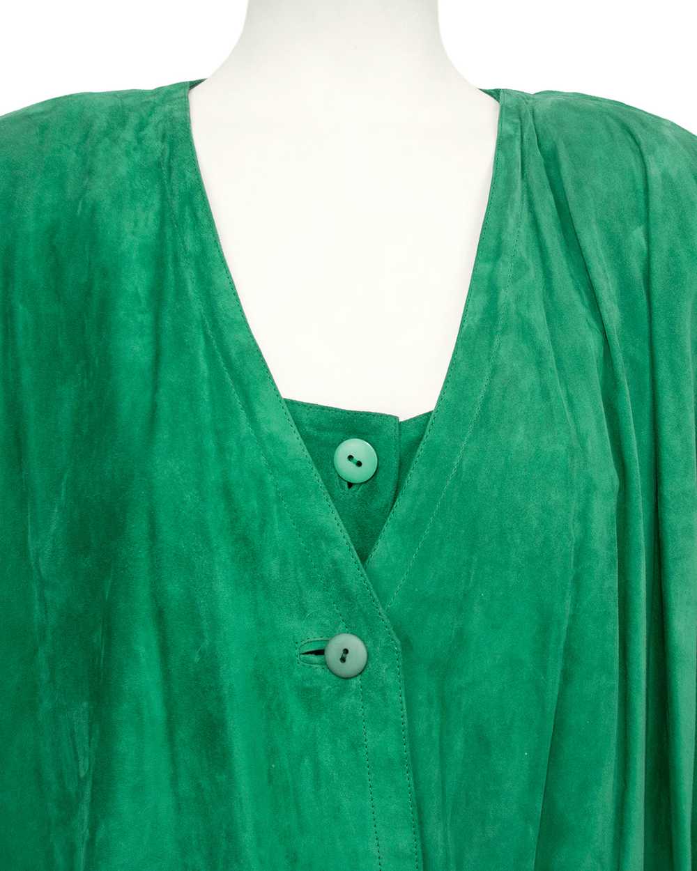 Mario Valentino Green Suede Ensemble - image 5