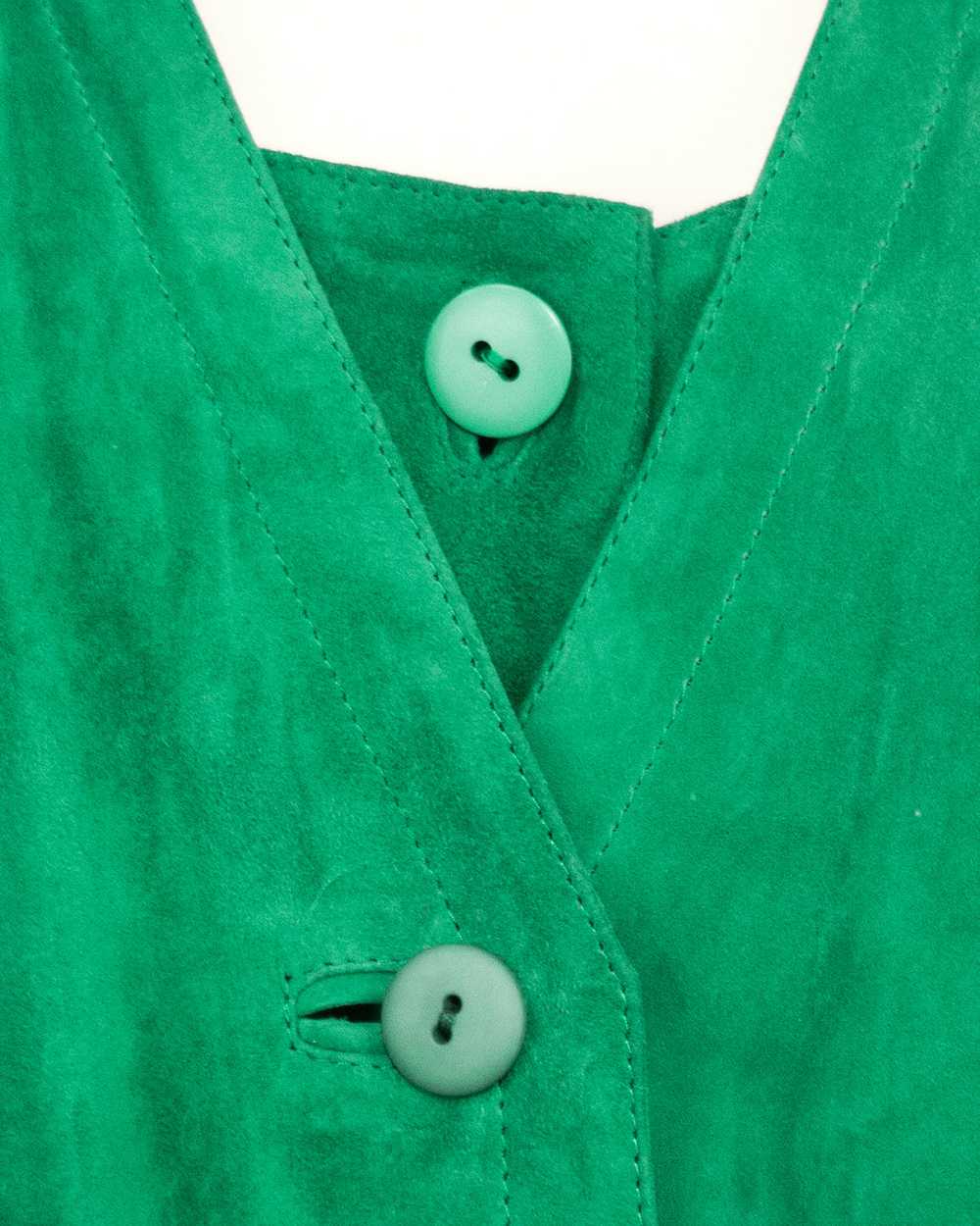 Mario Valentino Green Suede Ensemble - image 8