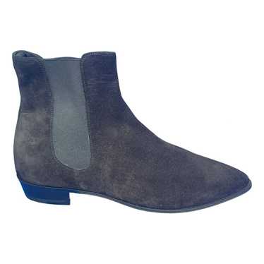 靴 CELINE JACNO BOOTS 39 CELINE Jacno Calfskin Leather Chelsea Boots in Caramel Size