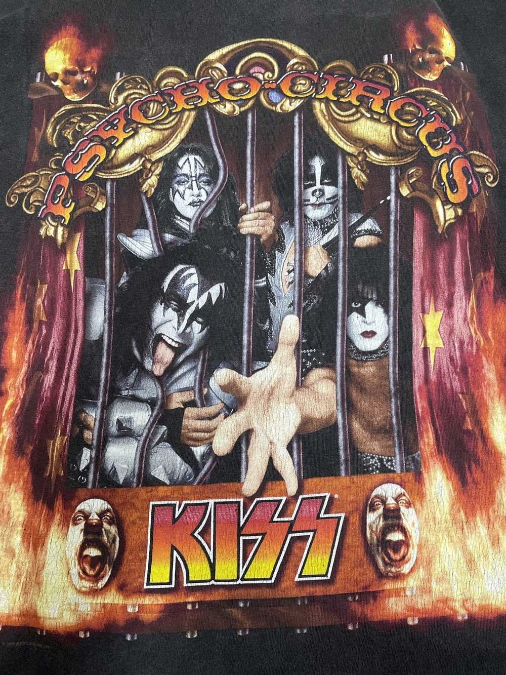 Band Tees × Vintage Vintage 90s 1998 Kiss Psycho … - image 3