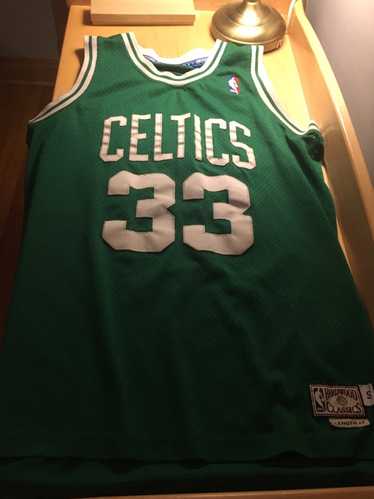 Boston Celtics #33 Larry Bird jersey NBA Champion Hardwood swingman  stitched XL