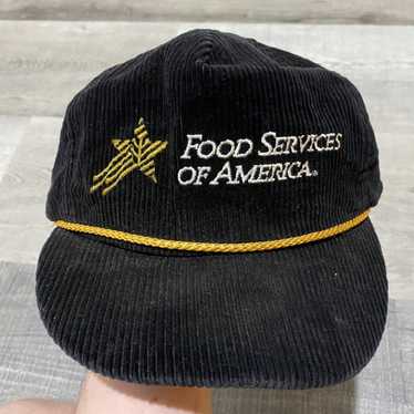 Vintage VTG Corduroy Food Service Of America Blac… - image 1