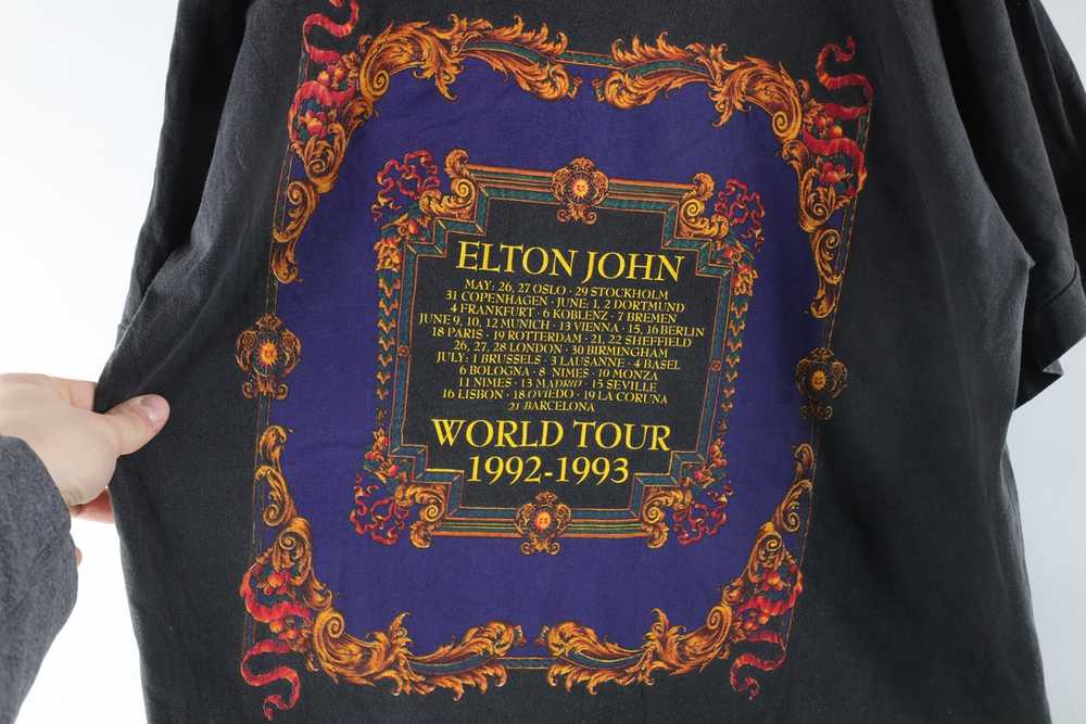 Vintage Vintage 90s Elton John 1992 1993 World Do… - image 11