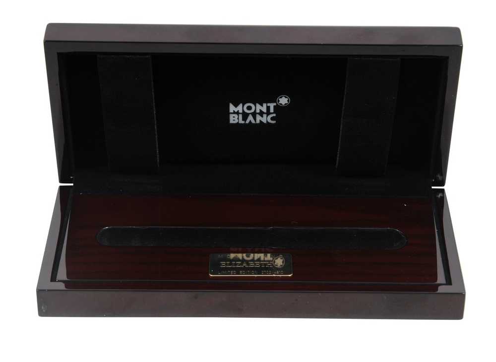 Montblanc Elizabeth I Burgundy Maroon Pen Hard Ca… - image 2