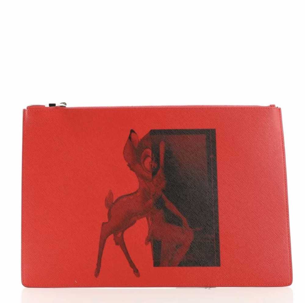 Givenchy Givenchy Red Bambi Pouch - image 1