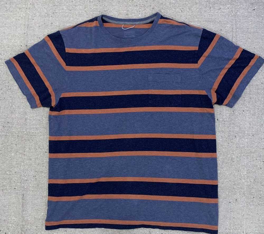 Patagonia Patagonia Navy & Orange Multi Striped P… - image 1