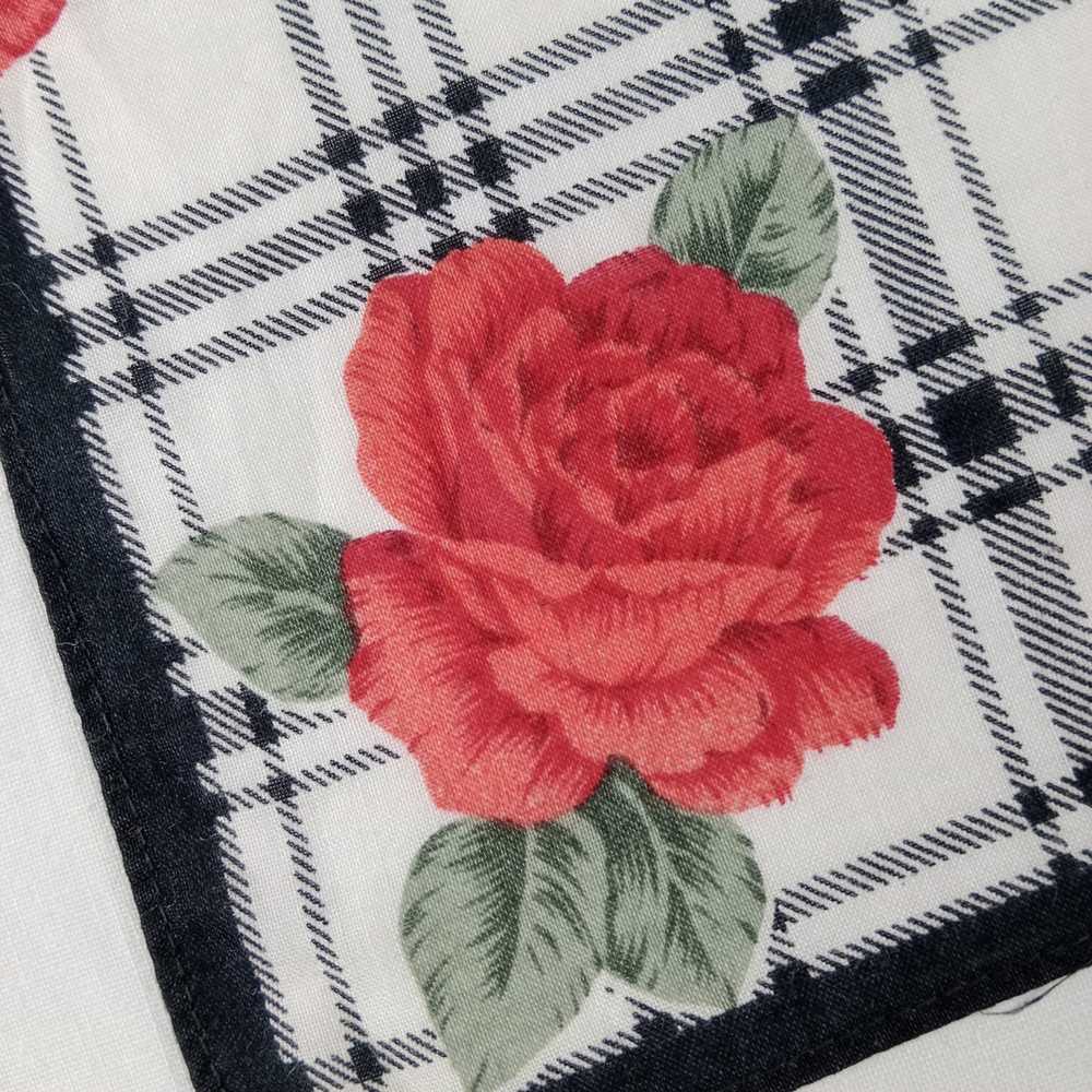 Designer × Other rosarino rose design handkerchie… - image 2