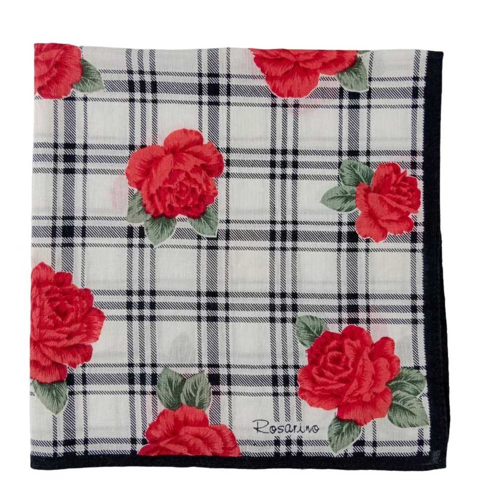 Designer × Other rosarino rose design handkerchie… - image 3