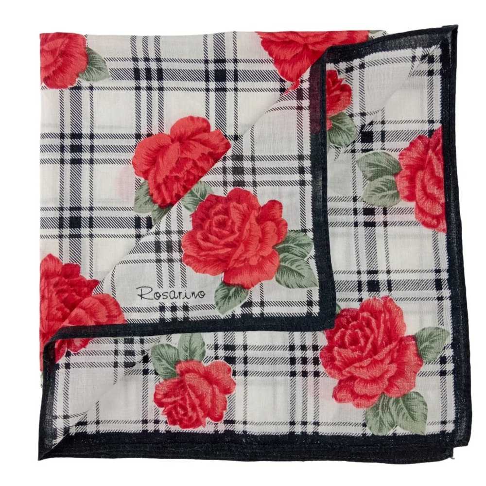 Designer × Other rosarino rose design handkerchie… - image 5