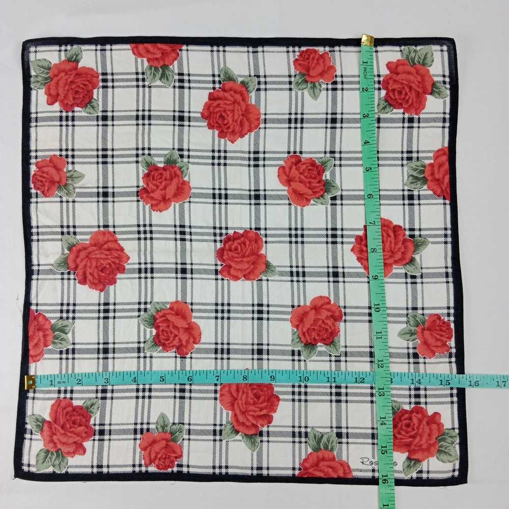 Designer × Other rosarino rose design handkerchie… - image 7