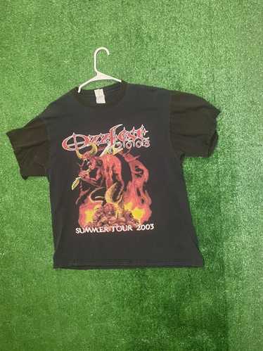 Streetwear × Vintage 2003 ozzFest Tshirt