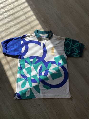 Hanes 1996 Olympic Polo Tee - image 1