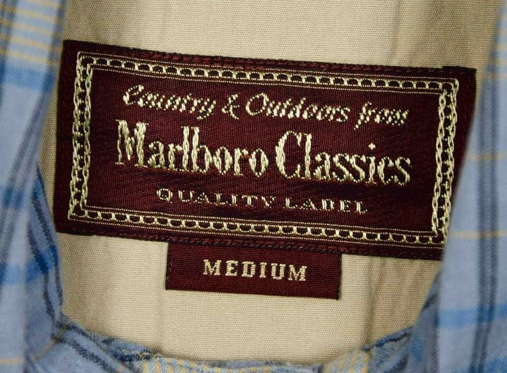 MCS × Marlboro Classics Casual Shirt Cotton Check… - image 4
