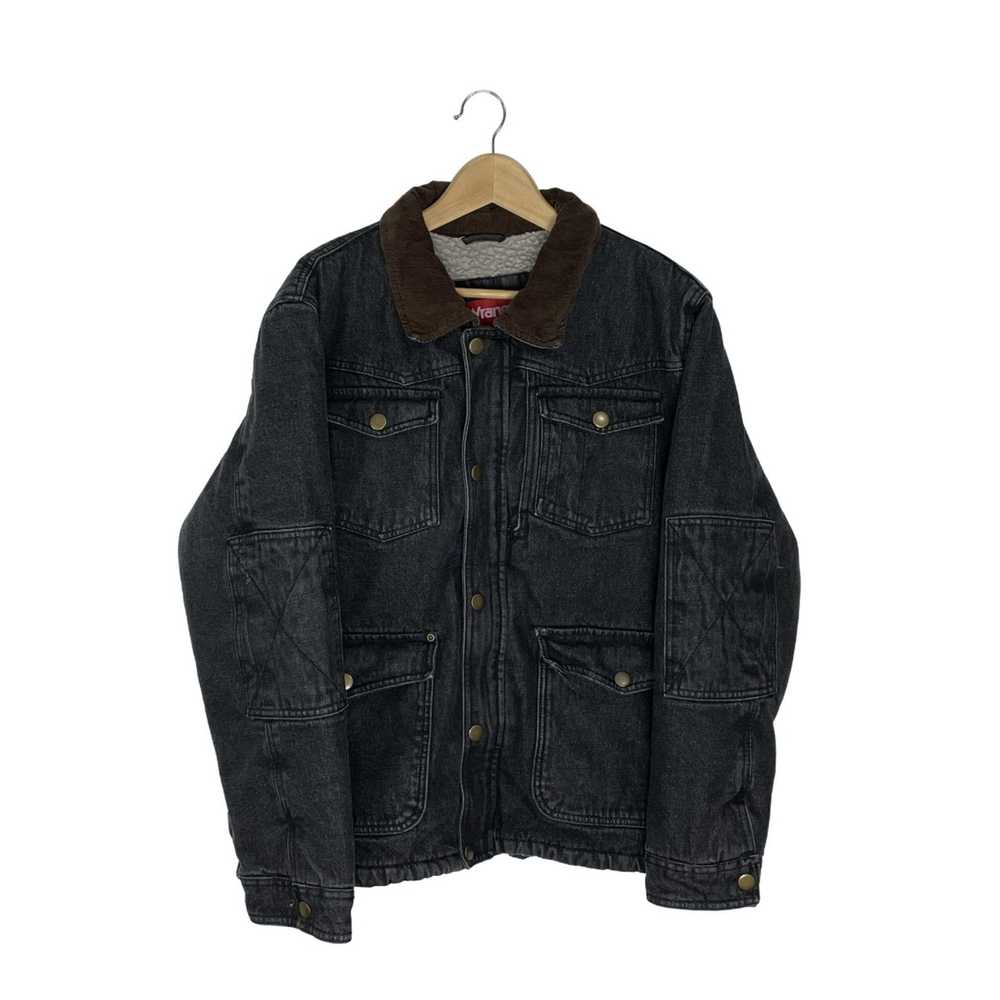 Vintage × Wrangler Sherpa Lined Denim Jacket - Me… - image 1