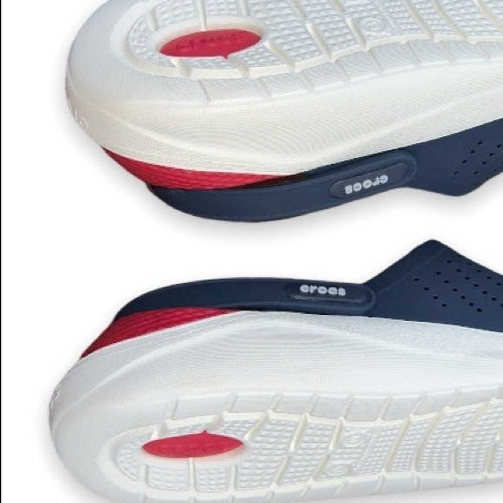 Crocs CROCS Literide Clog Navyblue White Red mens… - image 3