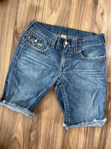 True Religion True Religion Billy Distressed Short