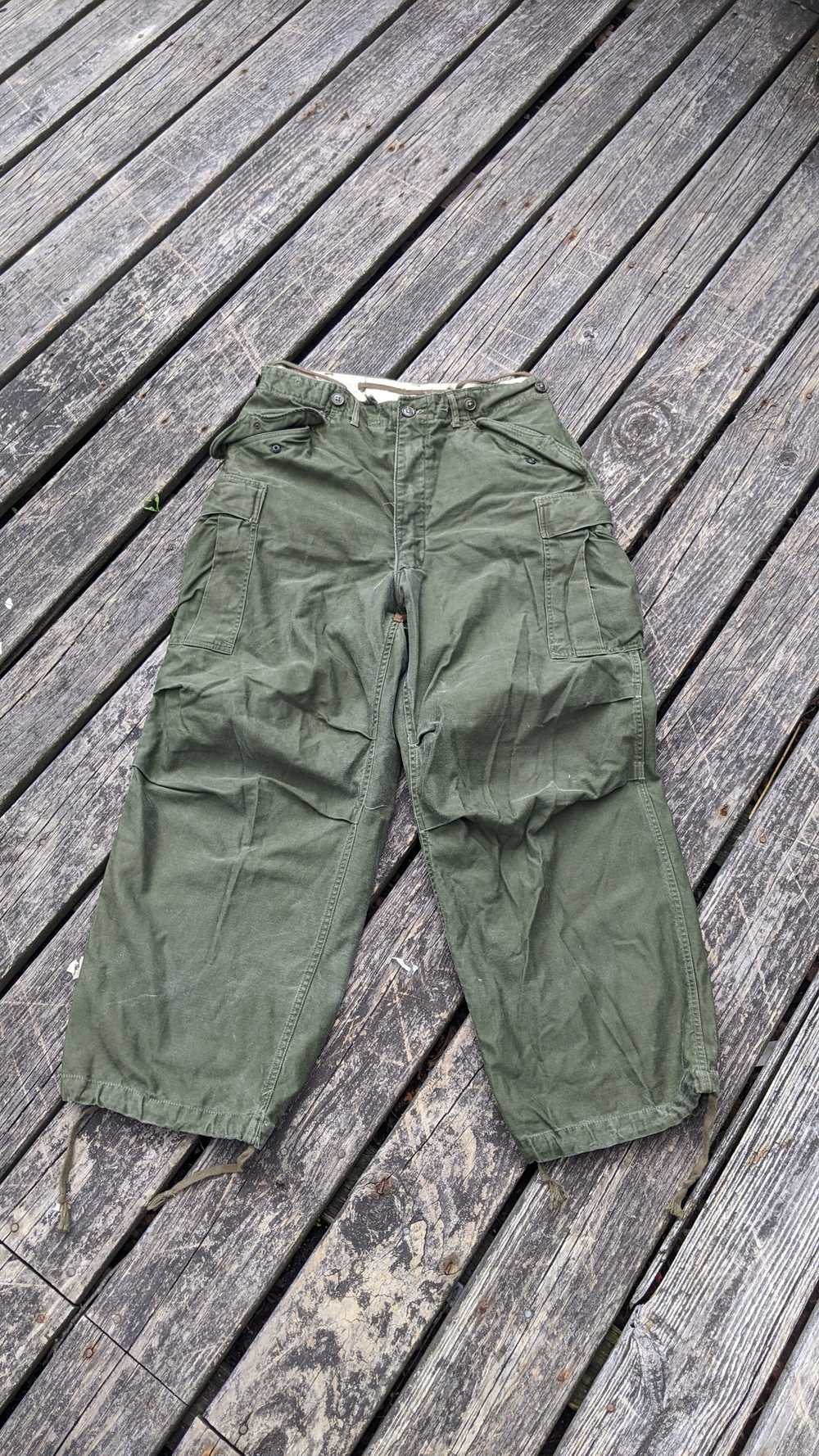 Vintage × War 1950s Vietnam War Army Loose Fit Pa… - image 1