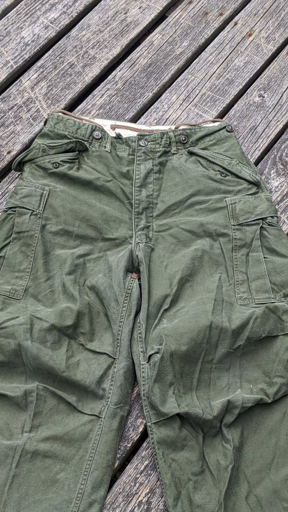 Vintage × War 1950s Vietnam War Army Loose Fit Pa… - image 2