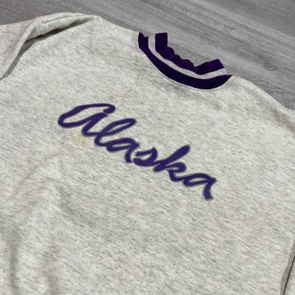 Vintage Vintage Alaska Spellout Sweatshirt - image 2