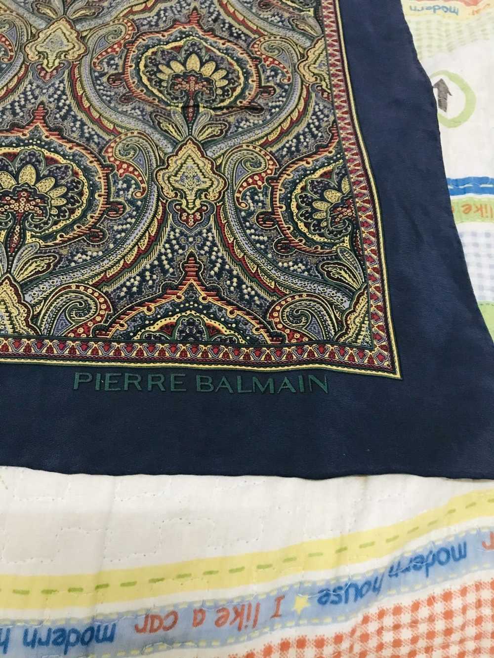 Other × Pierre Balmain Pierre Balmain big Silk Sc… - image 3