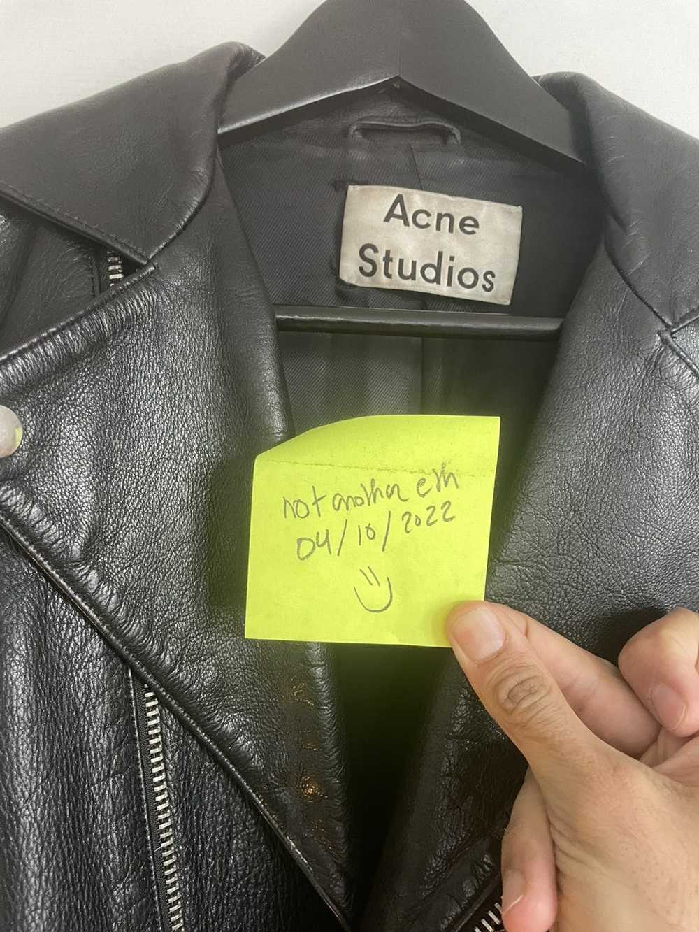 Acne Studios Lester biker jacket black - image 8