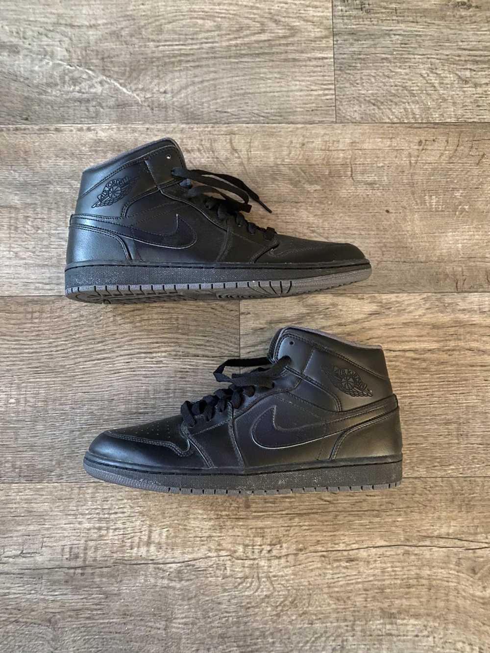 Nike Air Jordan 1 Mid Black 2016 - image 1