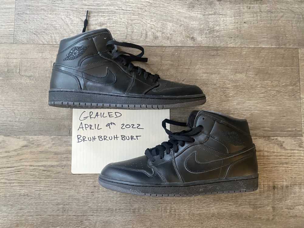 Nike Air Jordan 1 Mid Black 2016 - image 7