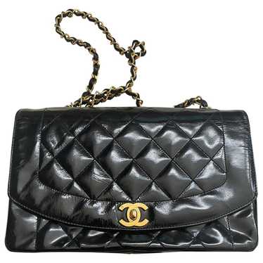 Chanel Diana patent leather crossbody bag