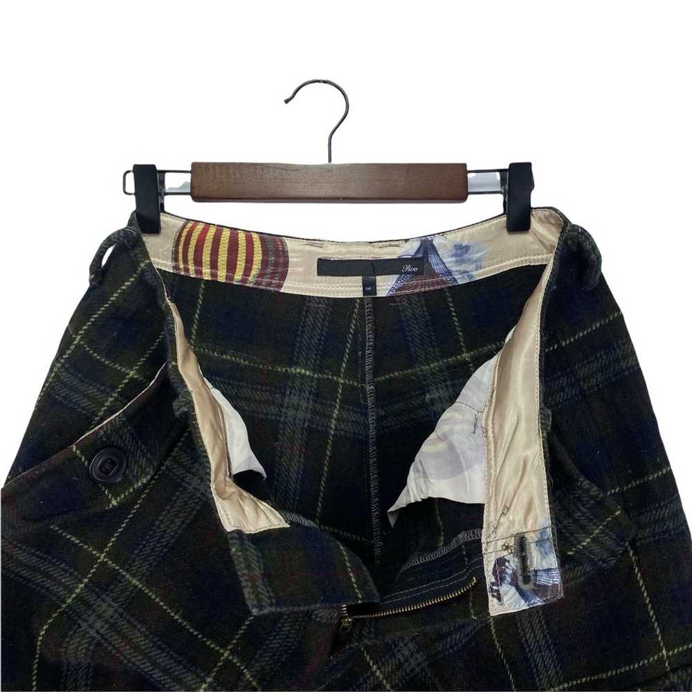 Japanese Brand Rovtski Drop Crotch Cargo Plaid Ur… - image 4