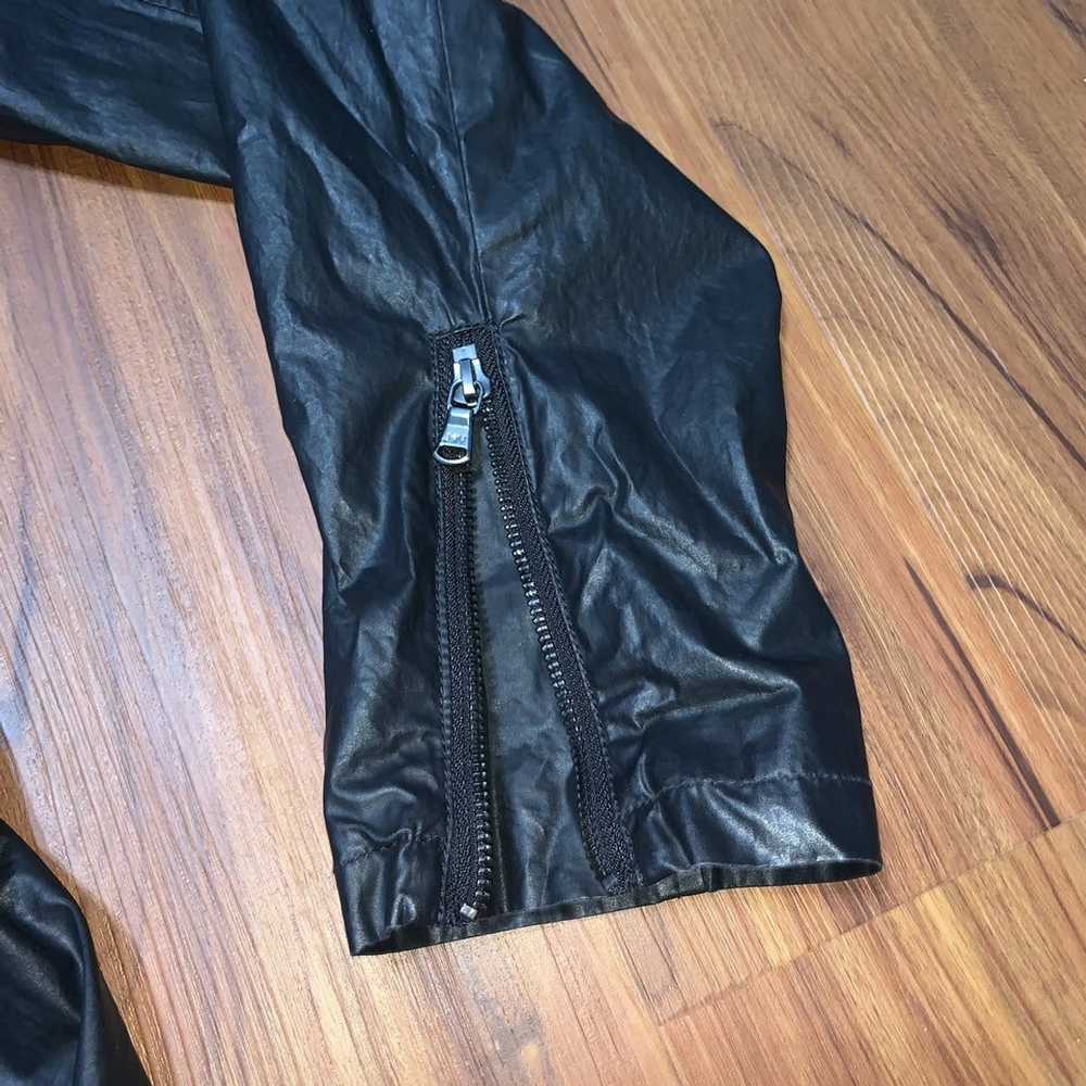 Rick Owens × Vintage Vintage Black Zipper Rain Co… - image 2