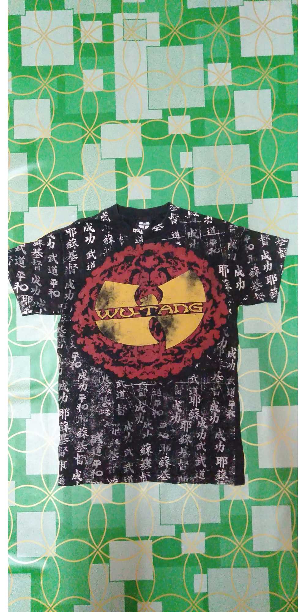 Band Tees × Vintage × Wutang Wu Tang All Over Pri… - image 1