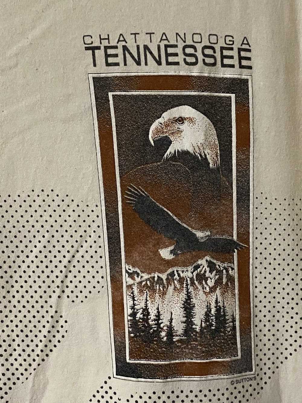 Jerzees × Vintage Vintage American Bald Eagle Ten… - image 2