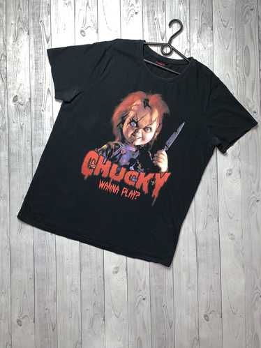 Movie × Tee × Vintage Chucky Wanna Play ? Horror M