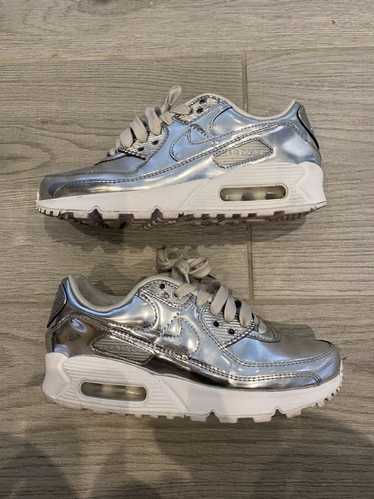 Nike Nike Air Max 90 Metallic Silver - image 1