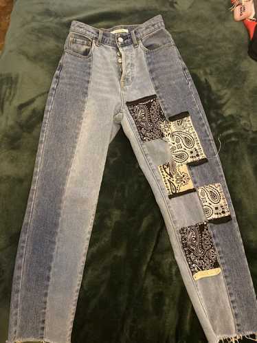 Pacsun SZ 23 Vintage Patched PacSun Jeans - image 1