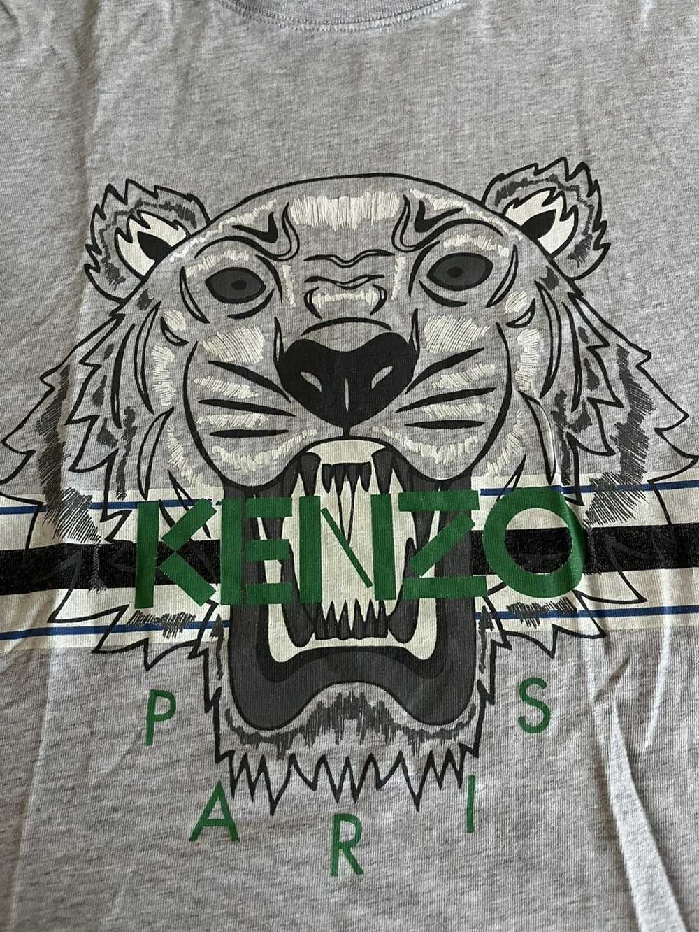 Kenzo Kenzo Paris Iconic Tiger Tee T shirt Gray S… - image 2