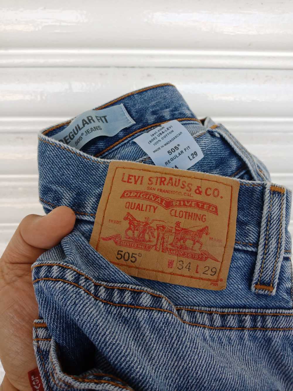 Levi's × Levi's Vintage Clothing Levi's 505 Regul… - image 9