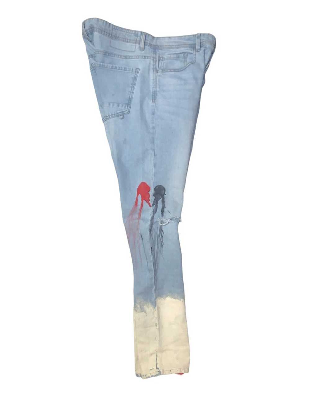 1 Of 1 × Custom Crooked Heart Jeans - image 3