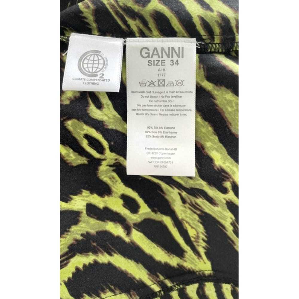Ganni Silk mid-length dress - image 4