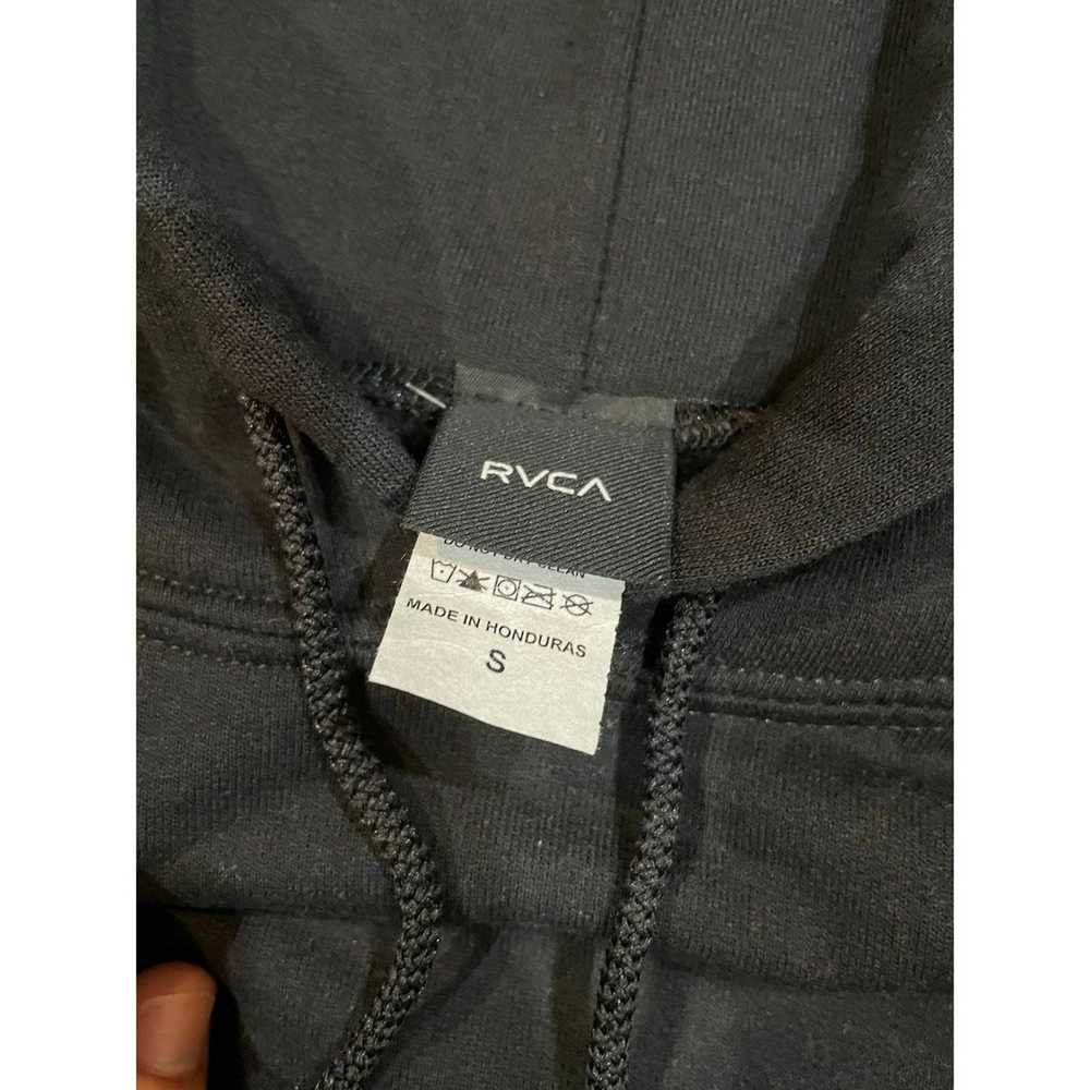 Rvca RVCA BLACK PULLOVER HOODIE SZ SMALL S - image 2