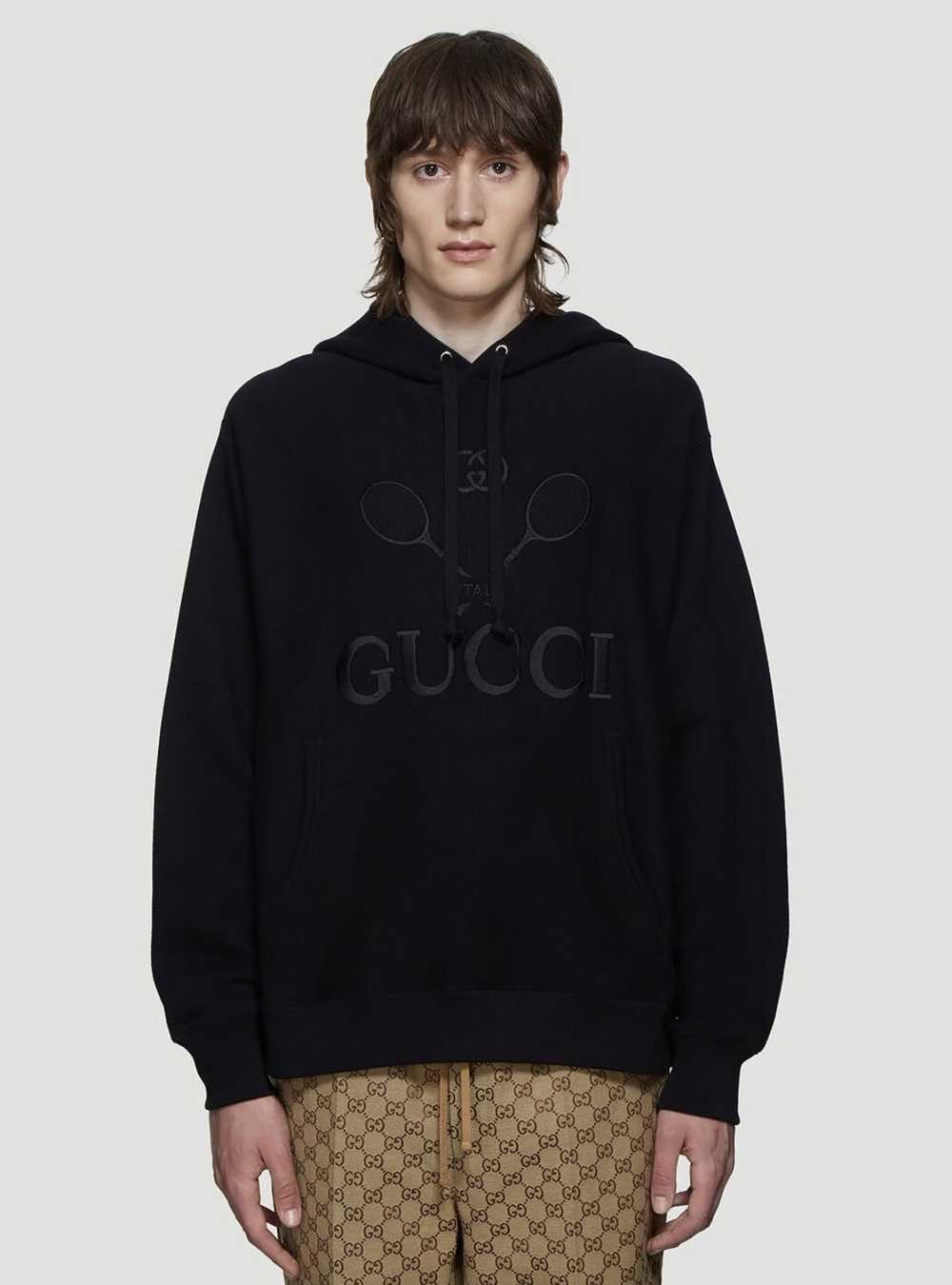 Gucci GUCCI Black Tennis Hoodie - image 2