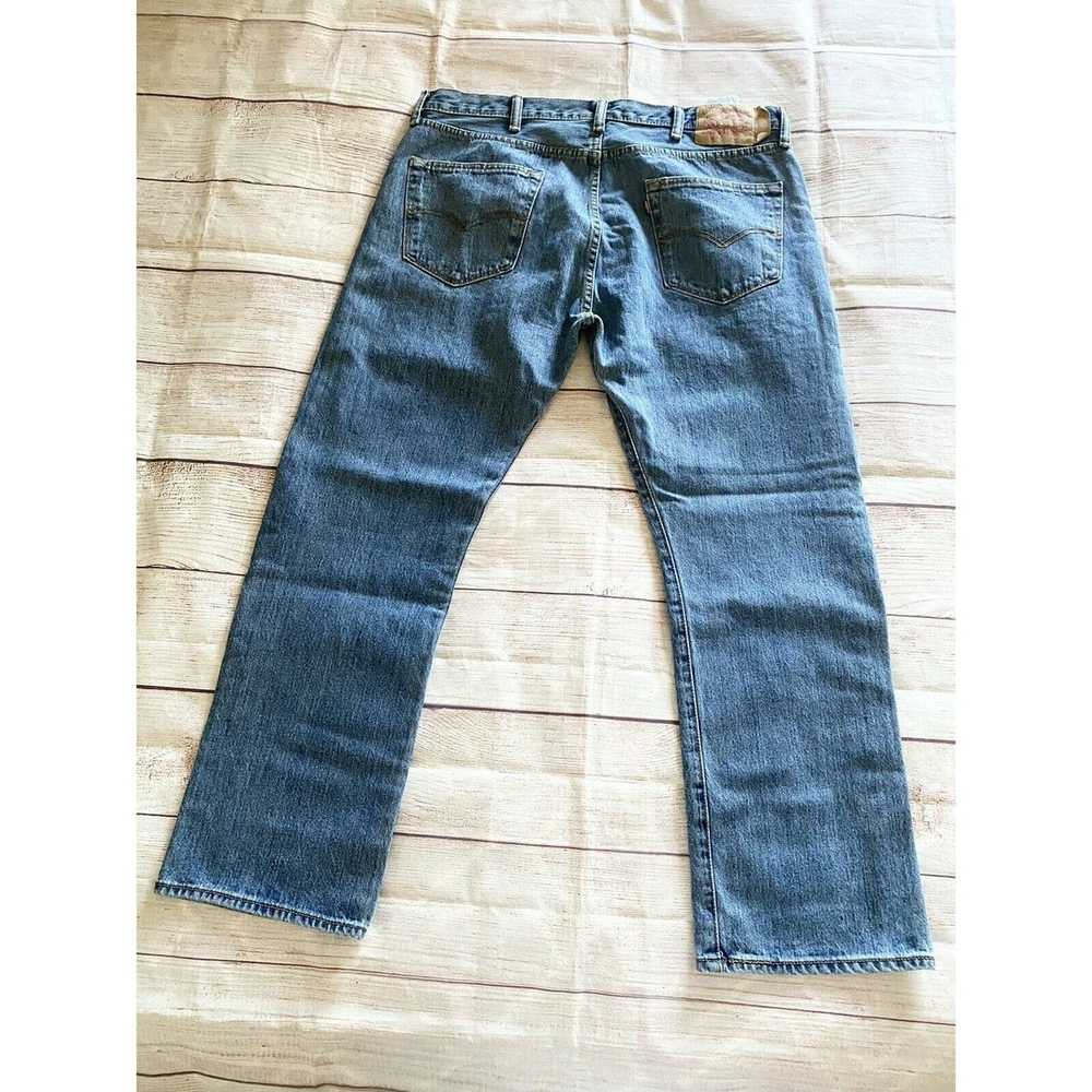 Levi's levis 501 straight leg button up jeans W38… - image 10