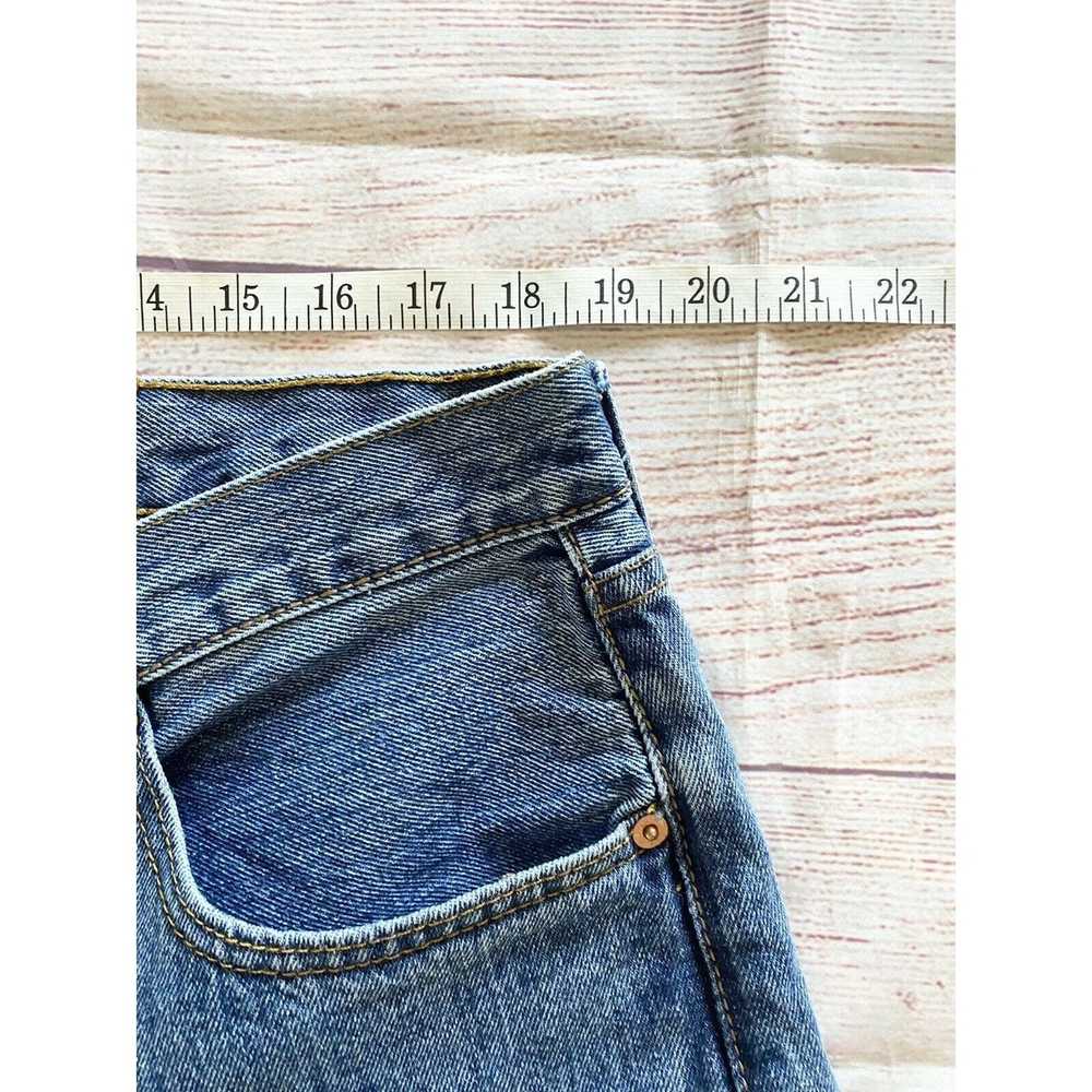 Levi's levis 501 straight leg button up jeans W38… - image 8