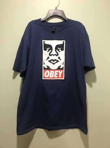 Obey Obey classic Andre Giant Tee navy