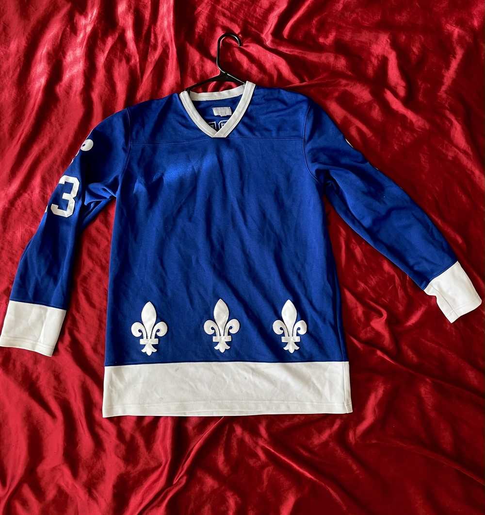 Supreme Supreme Fleur De Lis Hockey Jersey Blue L - image 2