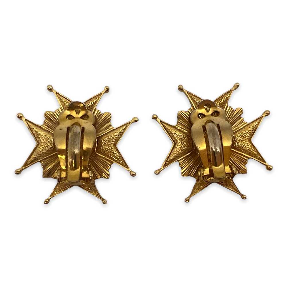 Nettie Rosenstein Rhinestone Earrings - image 4