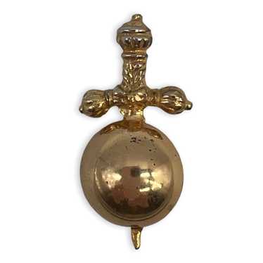 Natacha Brooks Gold-plated Sterling Scepter Pin - image 1